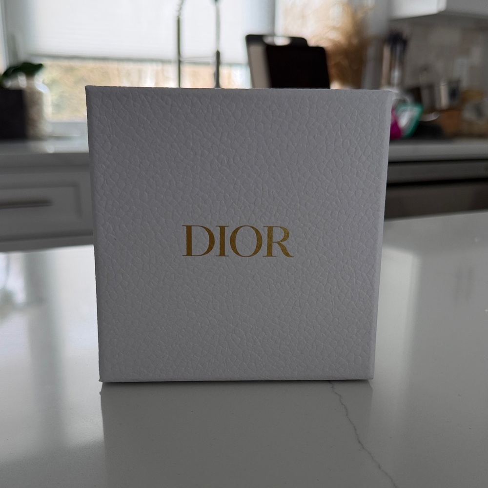 Dior White Box with Gold Logo